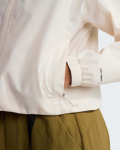 Quest DryVent™ kurzgeschnittene Jacke für Damen – White Dune