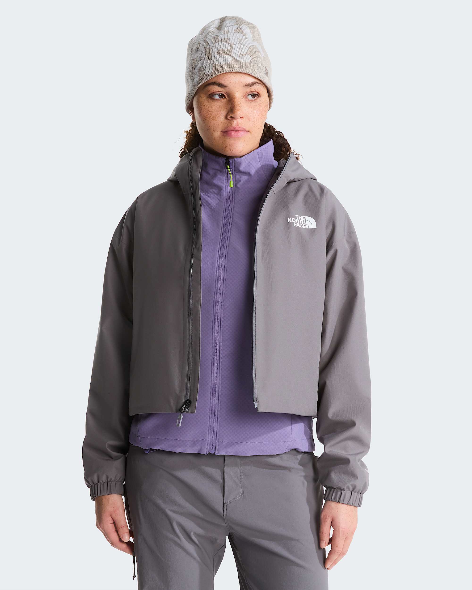 Quest DryVent™ kurzgeschnittene Jacke für Damen – Smoked Pearl
