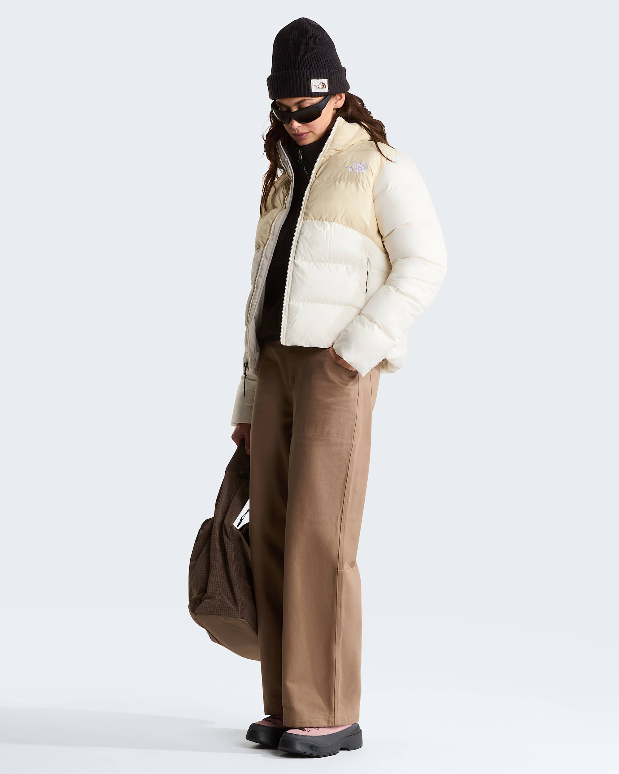 Saikuru Jacke für Damen – White Dune-Desert Stone