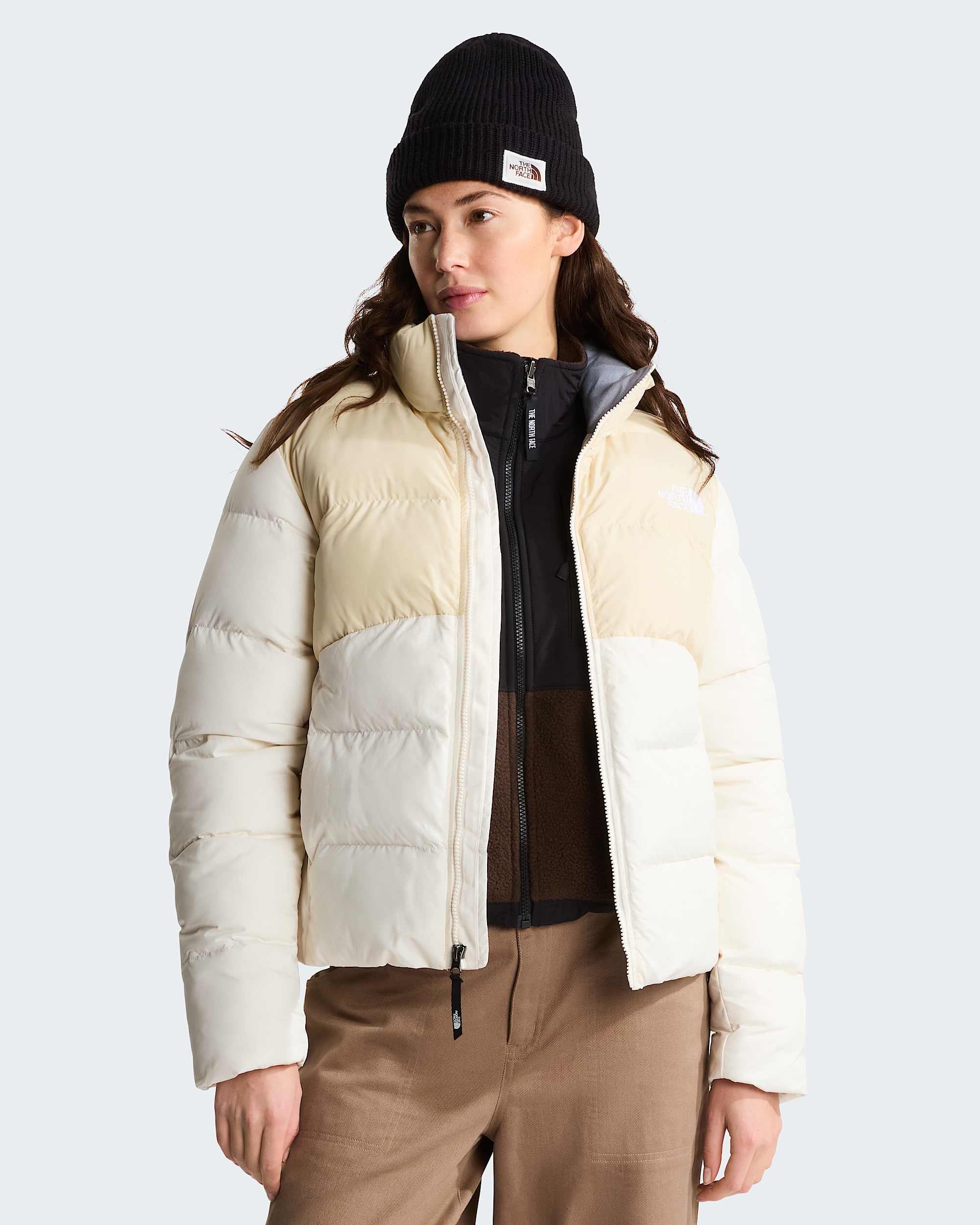 Saikuru Jacke für Damen – White Dune-Desert Stone