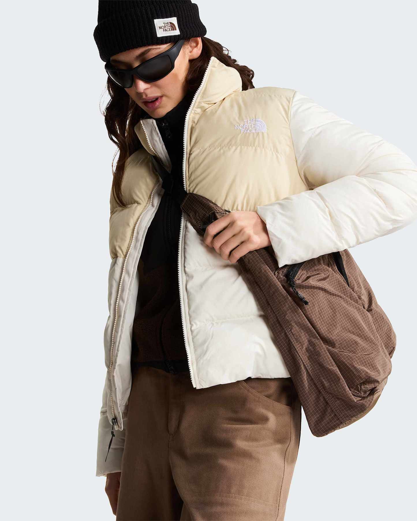 Saikuru Jacke für Damen – White Dune-Desert Stone