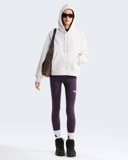 TNF™ Essential Simple Dome Boxy Oversized Hoodie Damen – White Dune-White Dune