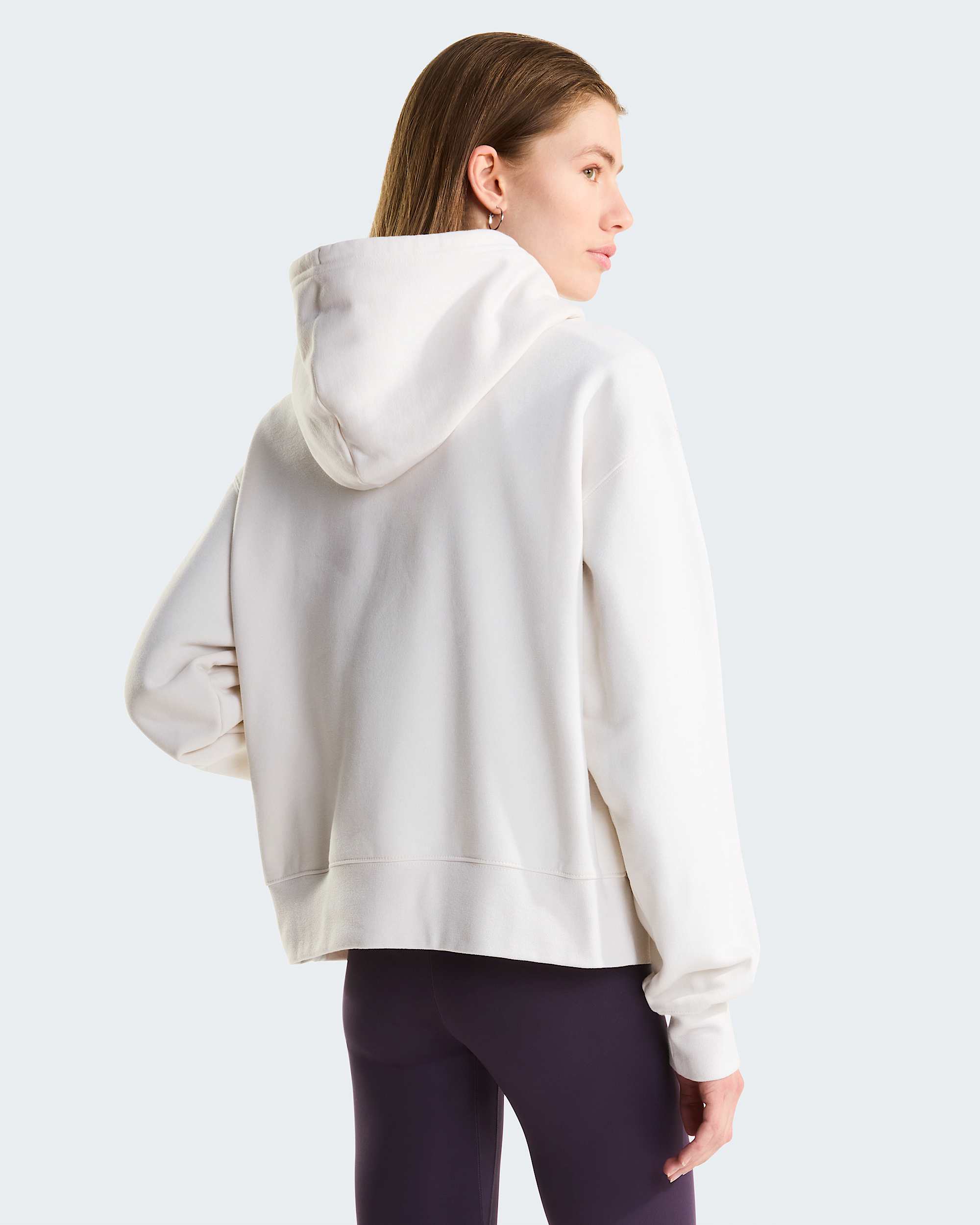 TNF™ Essential Simple Dome Boxy Oversized Hoodie Damen – White Dune-White Dune