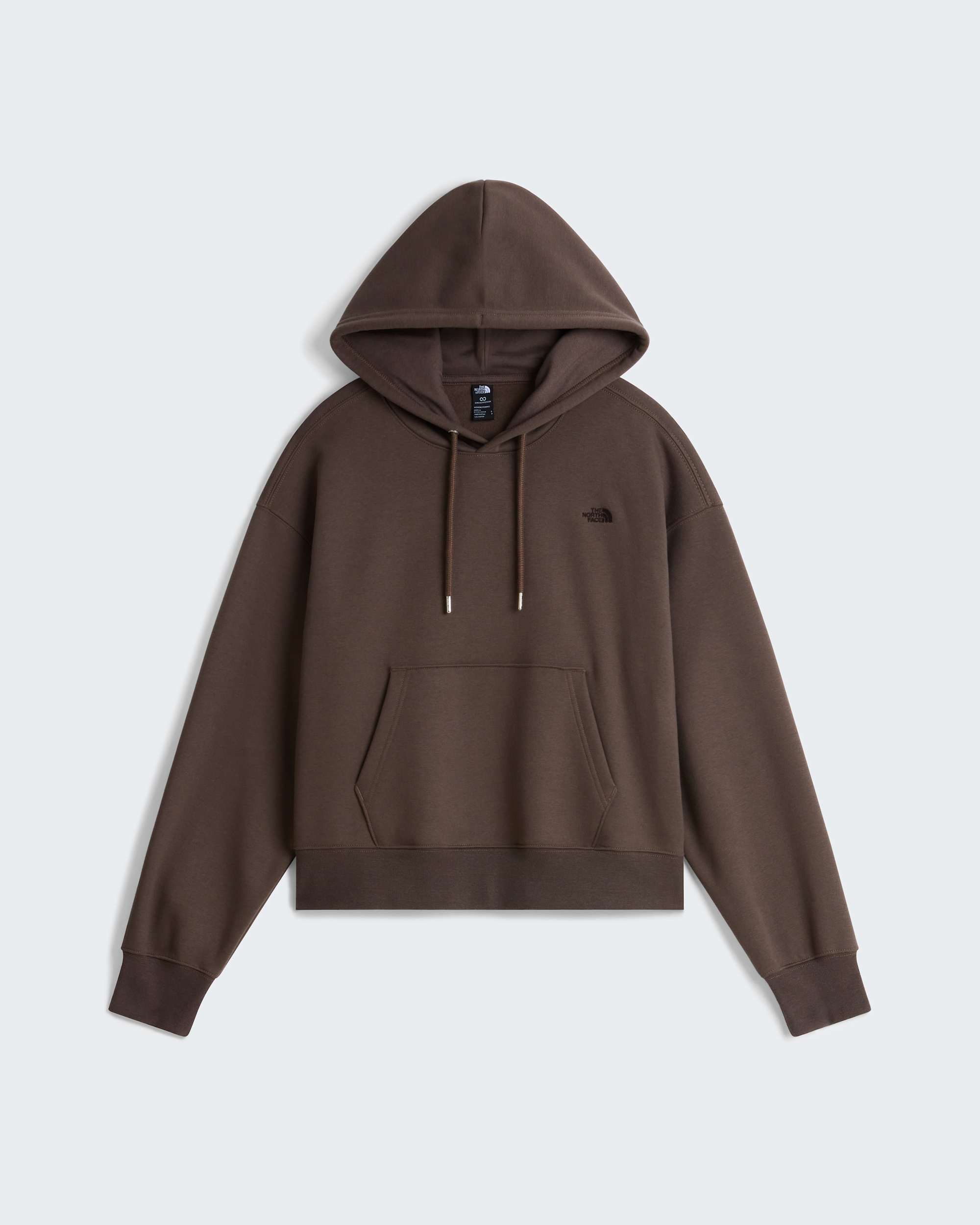TNF™ Essential Simple Dome Boxy Oversized Hoodie Damen – Smokey Brown