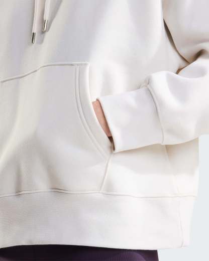 TNF™ Essential Simple Dome Boxy Oversized Hoodie Damen – White Dune-White Dune