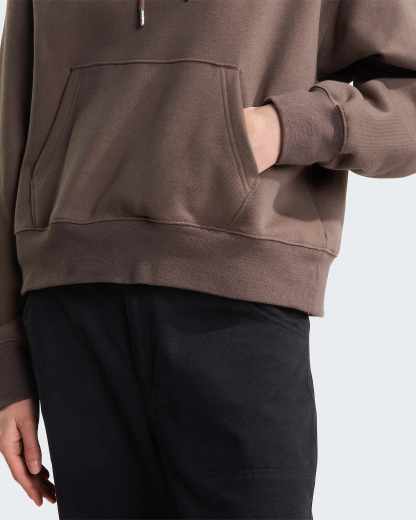 TNF™ Essential Simple Dome Boxy Oversized Hoodie Damen – Smokey Brown