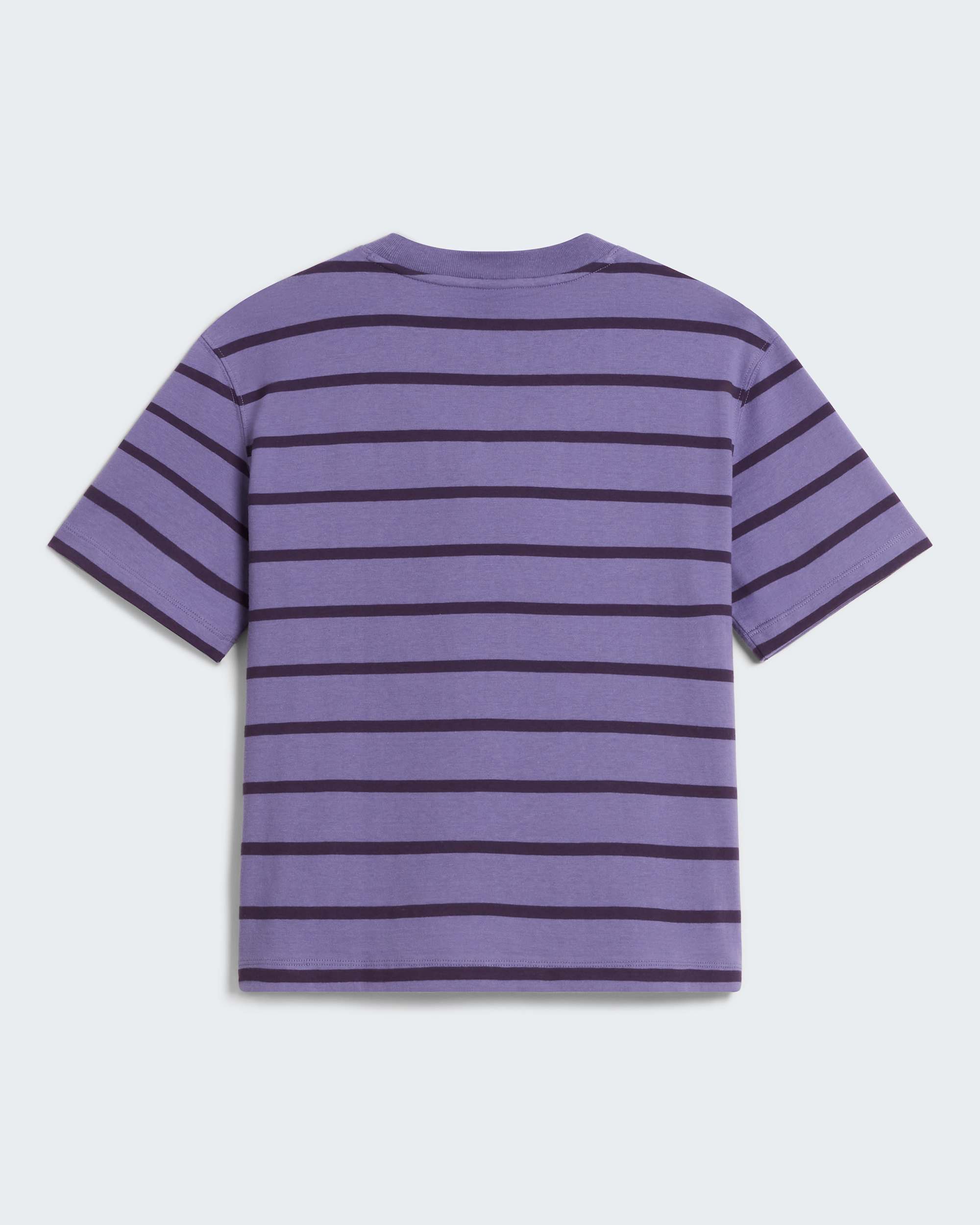 Vista Stripe T-Shirt Damen – Grounded Plum TNF Open Stripe
