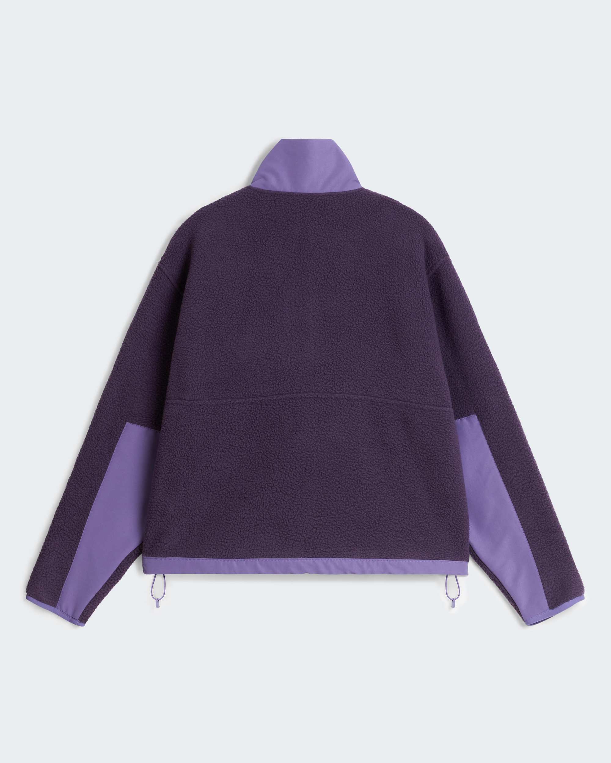 Yumiori Off-Peak Fleecejacke mit durchgehendem RV für Damen – Endless Dusk-Grounded Plum