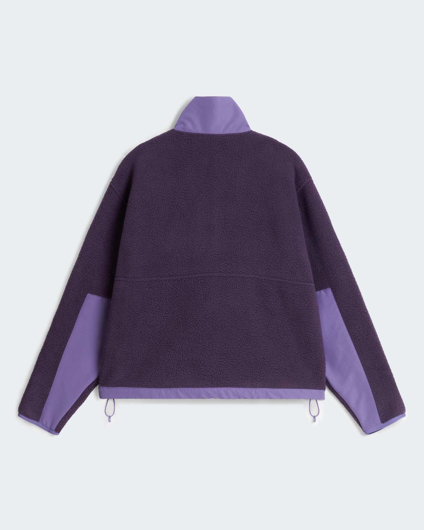 Yumiori Off-Peak Fleecejacke mit durchgehendem RV für Damen – Endless Dusk-Grounded Plum