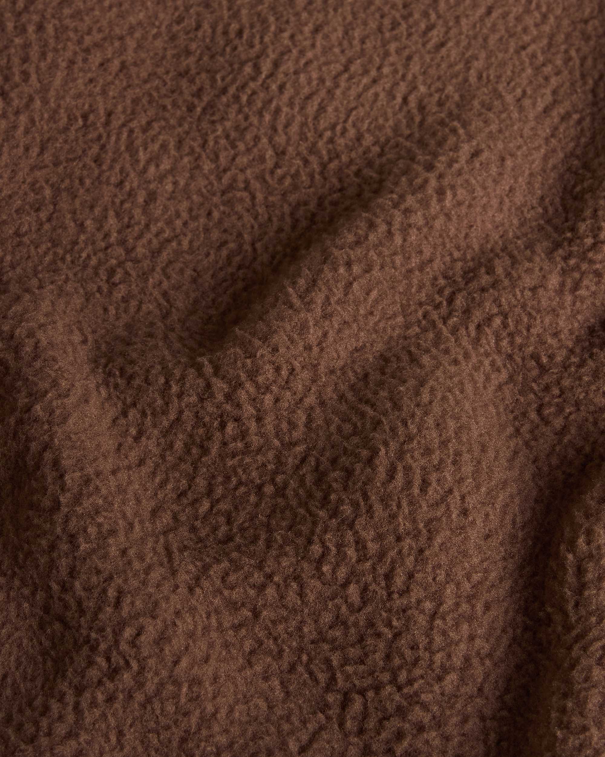 Yumiori Off-Peak Fleecejacke mit durchgehendem RV für Damen – Smokey Brown-Garnet