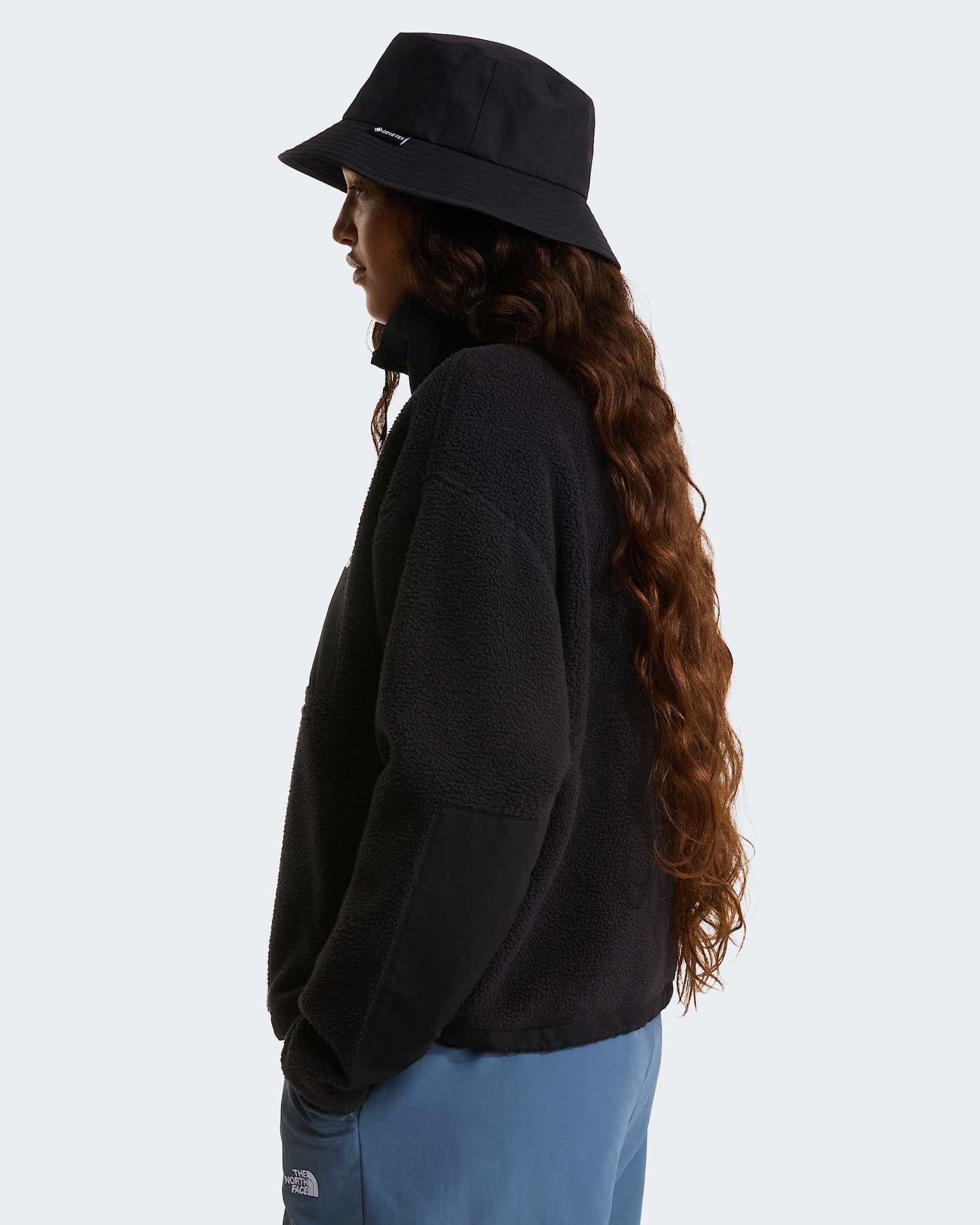 Yumiori Off-Peak Fleecejacke mit durchgehendem RV für Damen – TNF Black