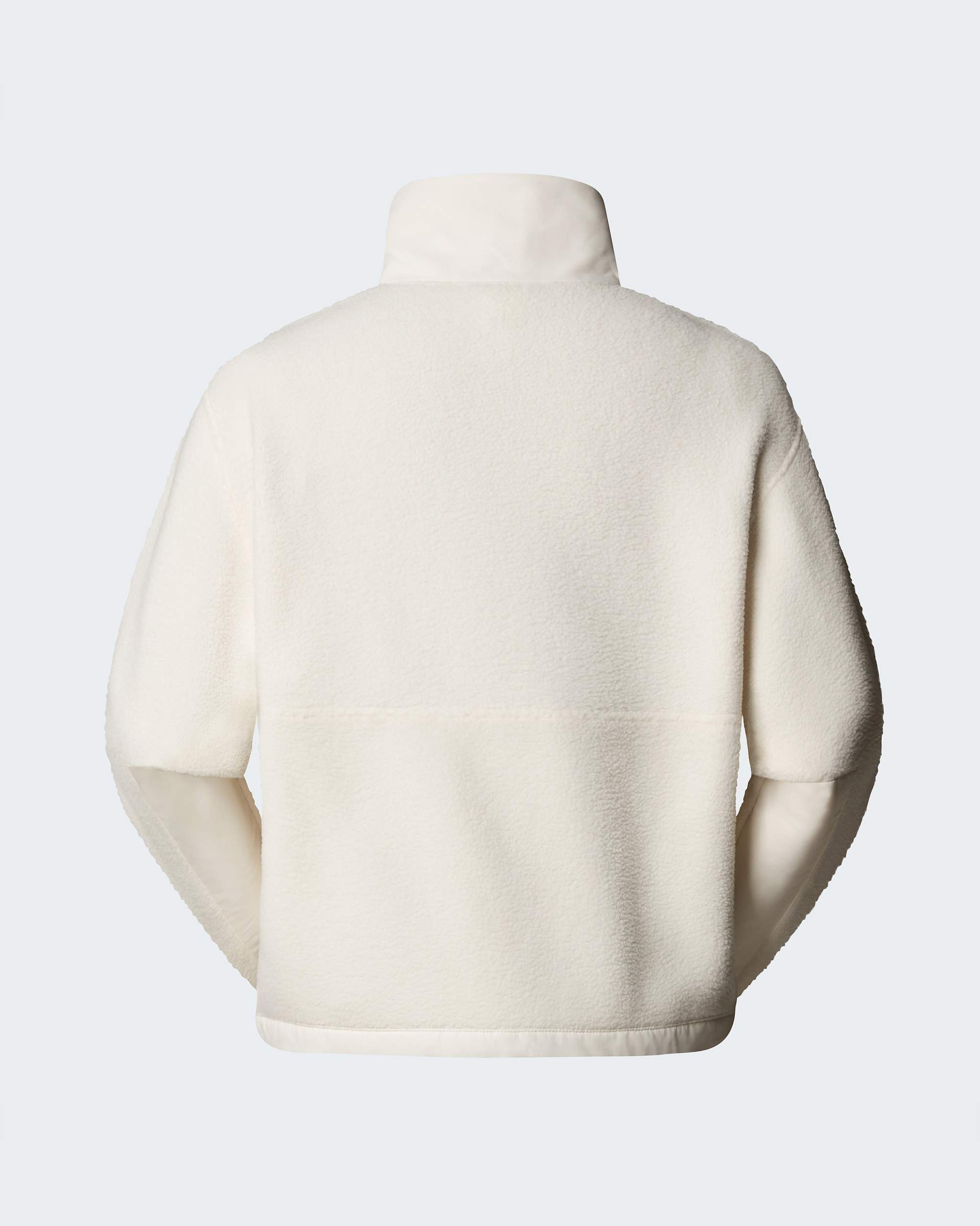 Yumiori Off-Peak Fleecejacke mit durchgehendem RV für Damen – White Dune
