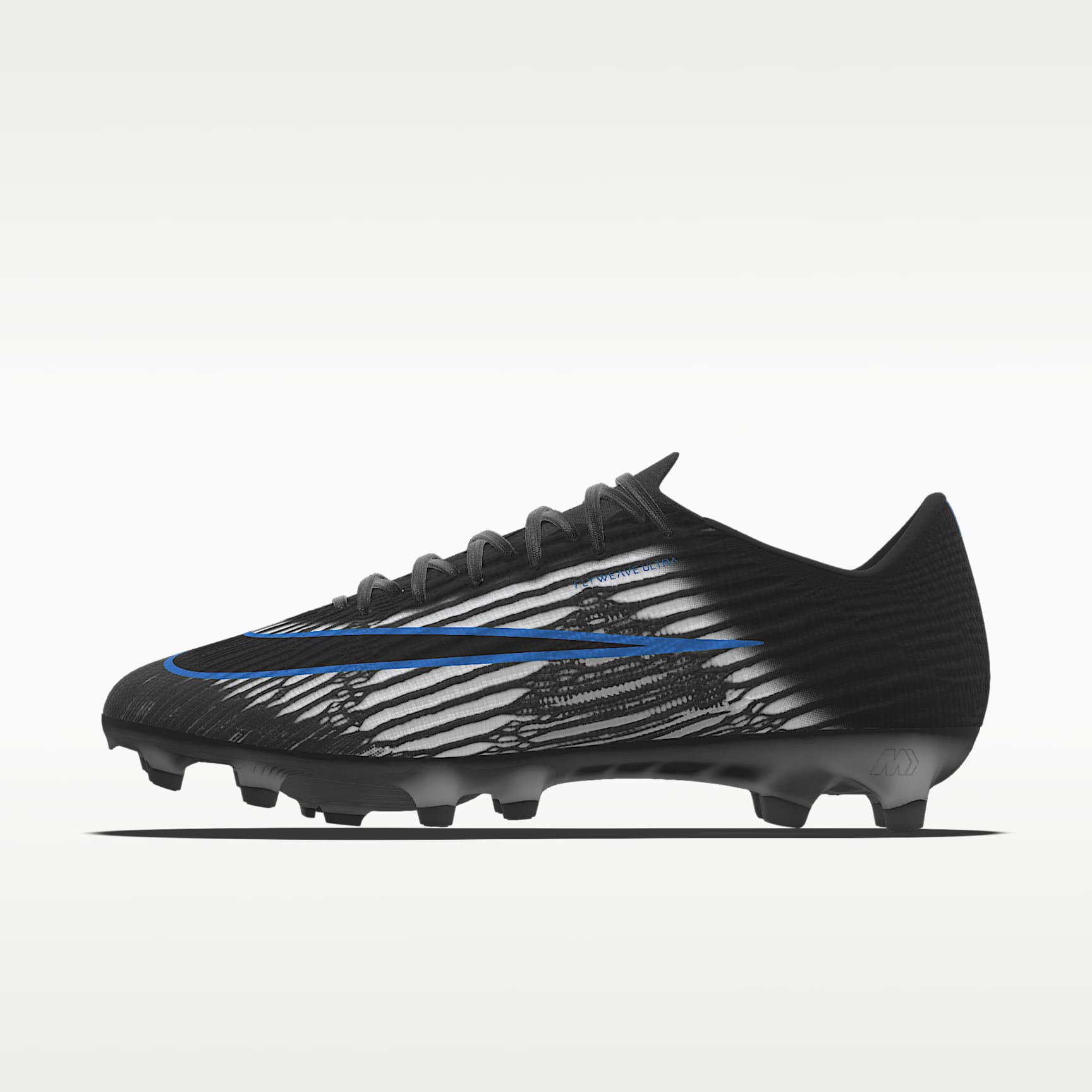 Nike Mercurial Superfly 11 Elite By You personalisierbarer Low-Top-Fußballschuh für Kunstrasen – Schwarz/Schwarz [4172670494]