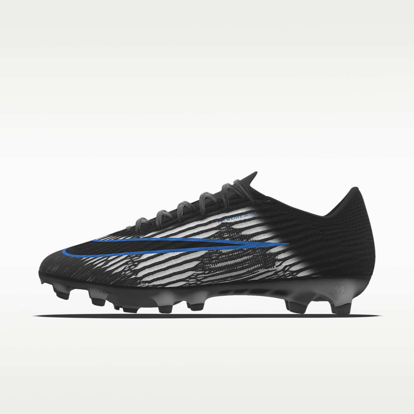 Nike Mercurial Superfly 11 Elite By You personalisierbarer Low-Top-Fußballschuh für Kunstrasen – Schwarz/Schwarz [4172670494]