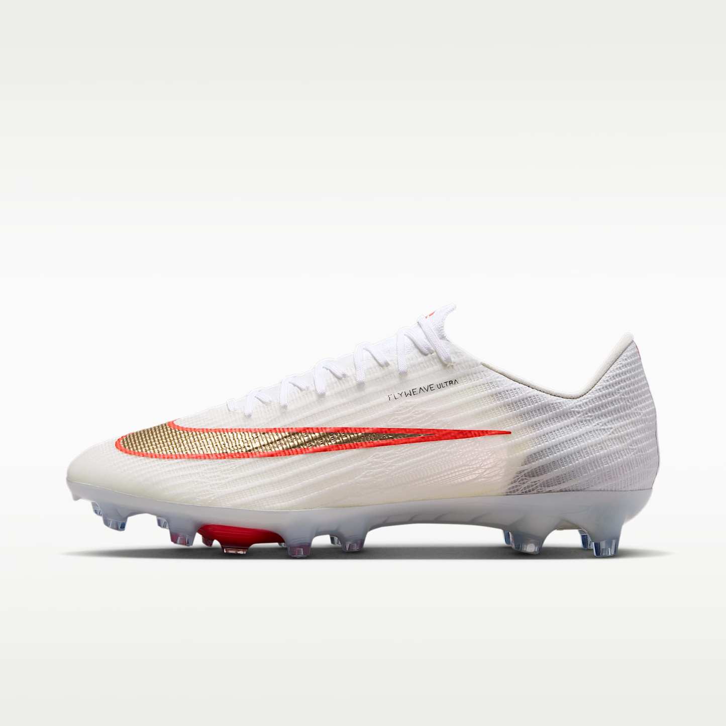 Nike Mercurial Superfly 11 Elite Low-Top-Fußballschuh für Kunstrasen – Weiß/Bright Crimson/Blur