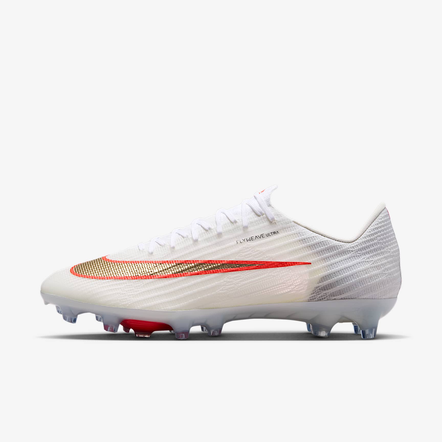 Nike Mercurial Superfly 11 Elite Low-Top-Fußballschuh für Kunstrasen – Weiß/Bright Crimson/Blur