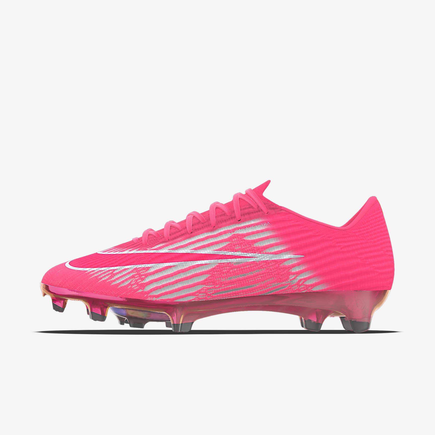 Nike Mercurial Superfly 11 Elite By You personalisierbarer Low-Top-Fußballschuh für normalen Rasen – Hyper Pink/Hyper Pink