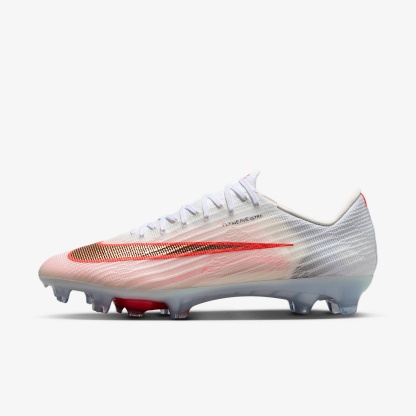 Nike Mercurial Superfly 11 Elite Low-Top-Fußballschuh für normalen Rasen – Weiß/Bright Crimson/Blur