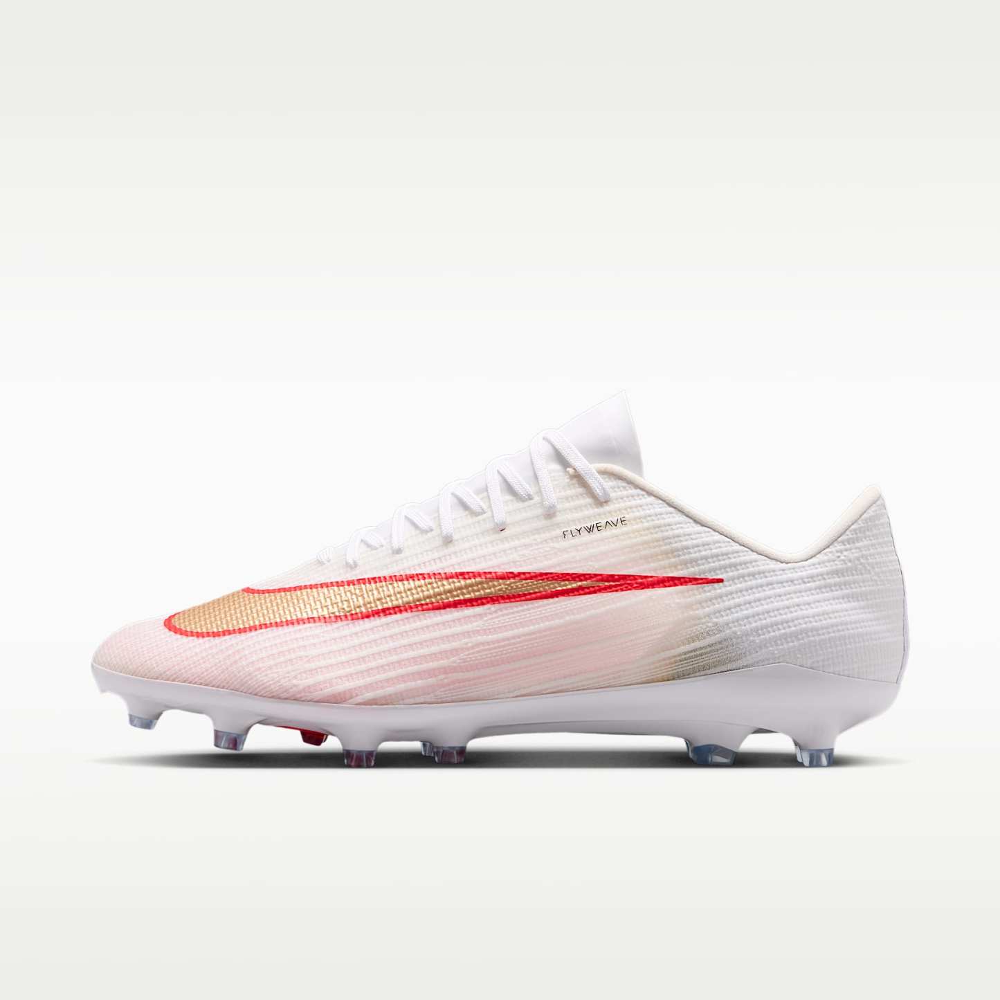 Nike Mercurial Superfly 11 Pro Low-Top-Fußballschuh für Kunstrasen – Weiß/Bright Crimson/Blur
