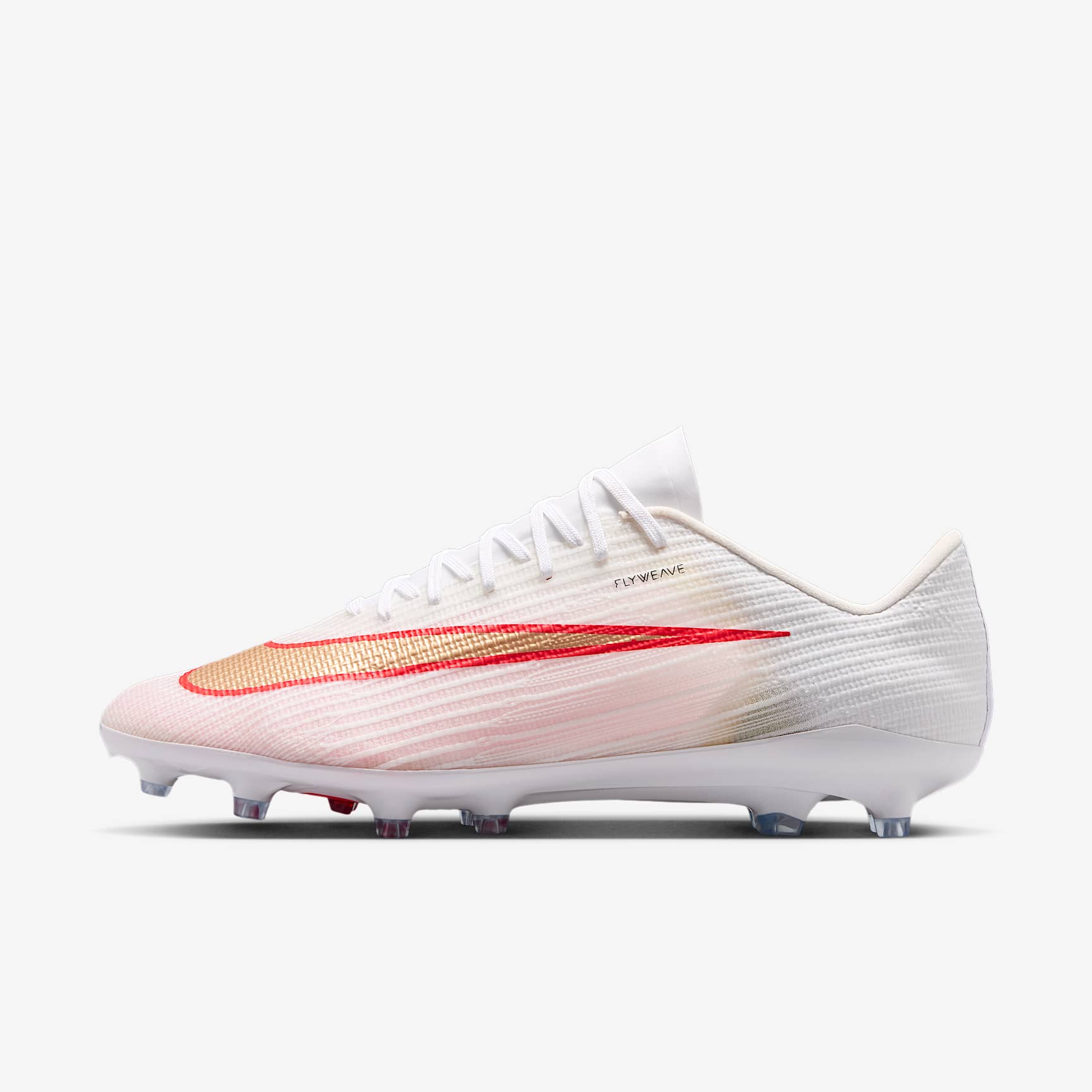 Nike Mercurial Superfly 11 Pro Low-Top-Fußballschuh für Kunstrasen – Weiß/Bright Crimson/Blur