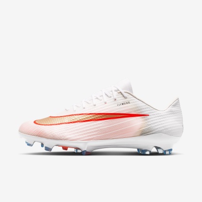 Nike Mercurial Superfly 11 Pro Low-Top-Fußballschuh für normalen Rasen – Weiß/Bright Crimson/Blur
