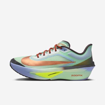 Nike Zoom Fly 6 Straßenlaufschuh für Wettkämpfe (Herren) – Steam/Frosted Spruce/Purple Fade/Rugged Orange