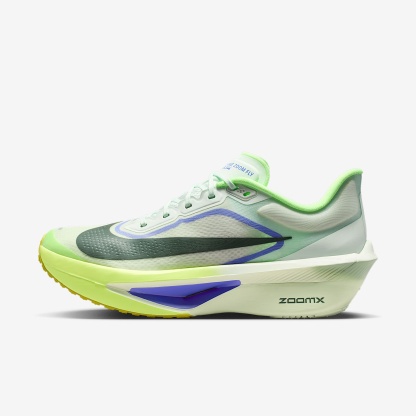Nike Zoom Fly 6 Straßenlaufschuh für Wettkämpfe (Herren) – Barely Green/Volt Ice/Sapphire/Black Spruce