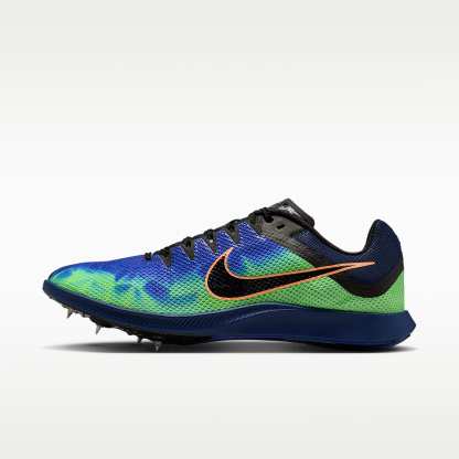 Nike Zoom Rival Distance Glam Leichtathletik-Langstrecken-Spikes – Dark Obsidian/Indigo Burst/Grün/Schwarz