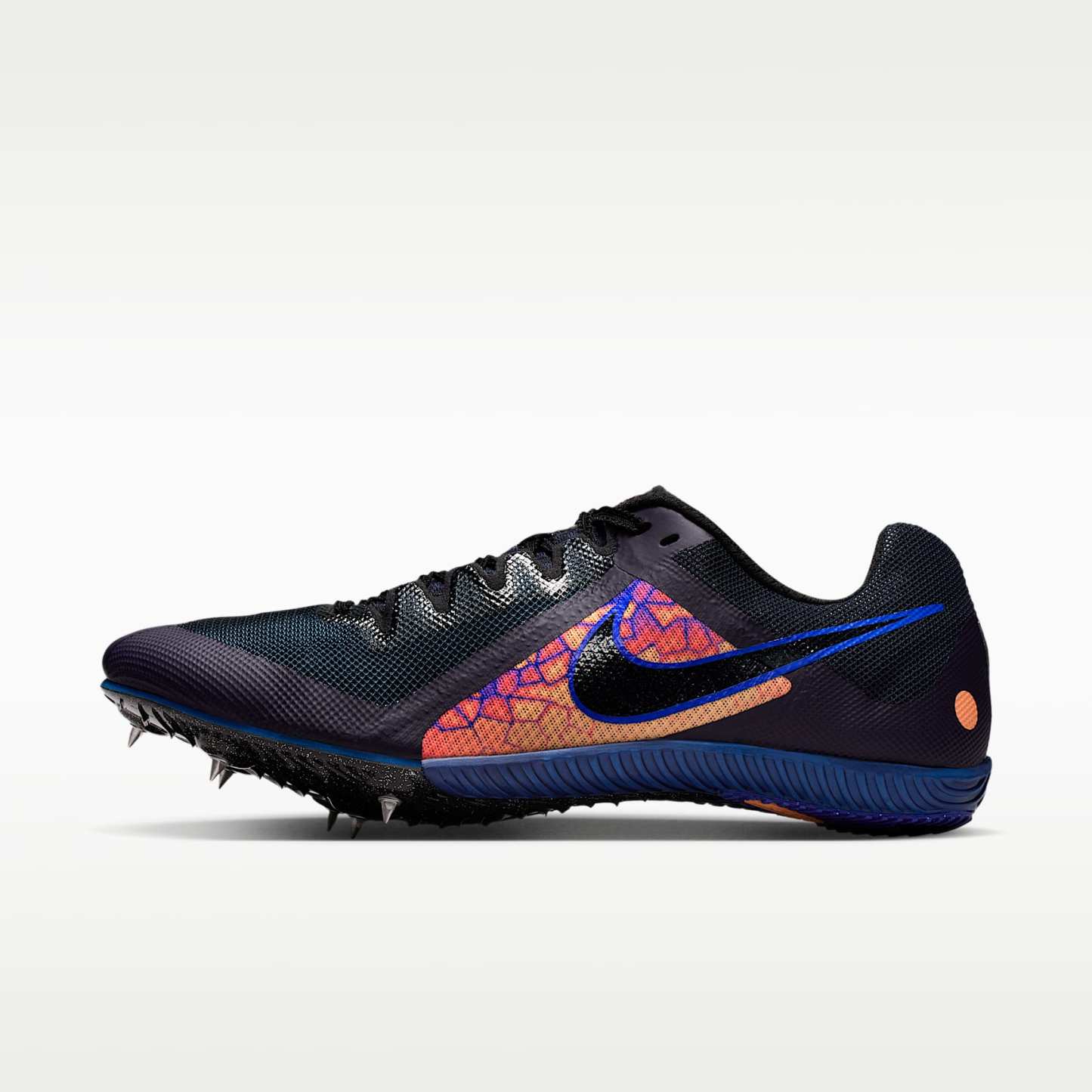 Nike Zoom Rival Multi Glam Mehrkampf-Leichtathletik-Spikes – Dark Obsidian/Orange Pulse/Indigo Burst/Schwarz