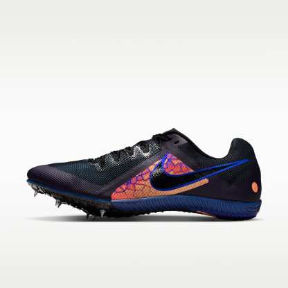 Nike Zoom Rival Multi Glam Mehrkampf-Leichtathletik-Spikes – Dark Obsidian/Orange Pulse/Indigo Burst/Schwarz