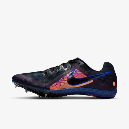 Nike Zoom Rival Multi Glam Mehrkampf-Leichtathletik-Spikes – Dark Obsidian/Orange Pulse/Indigo Burst/Schwarz