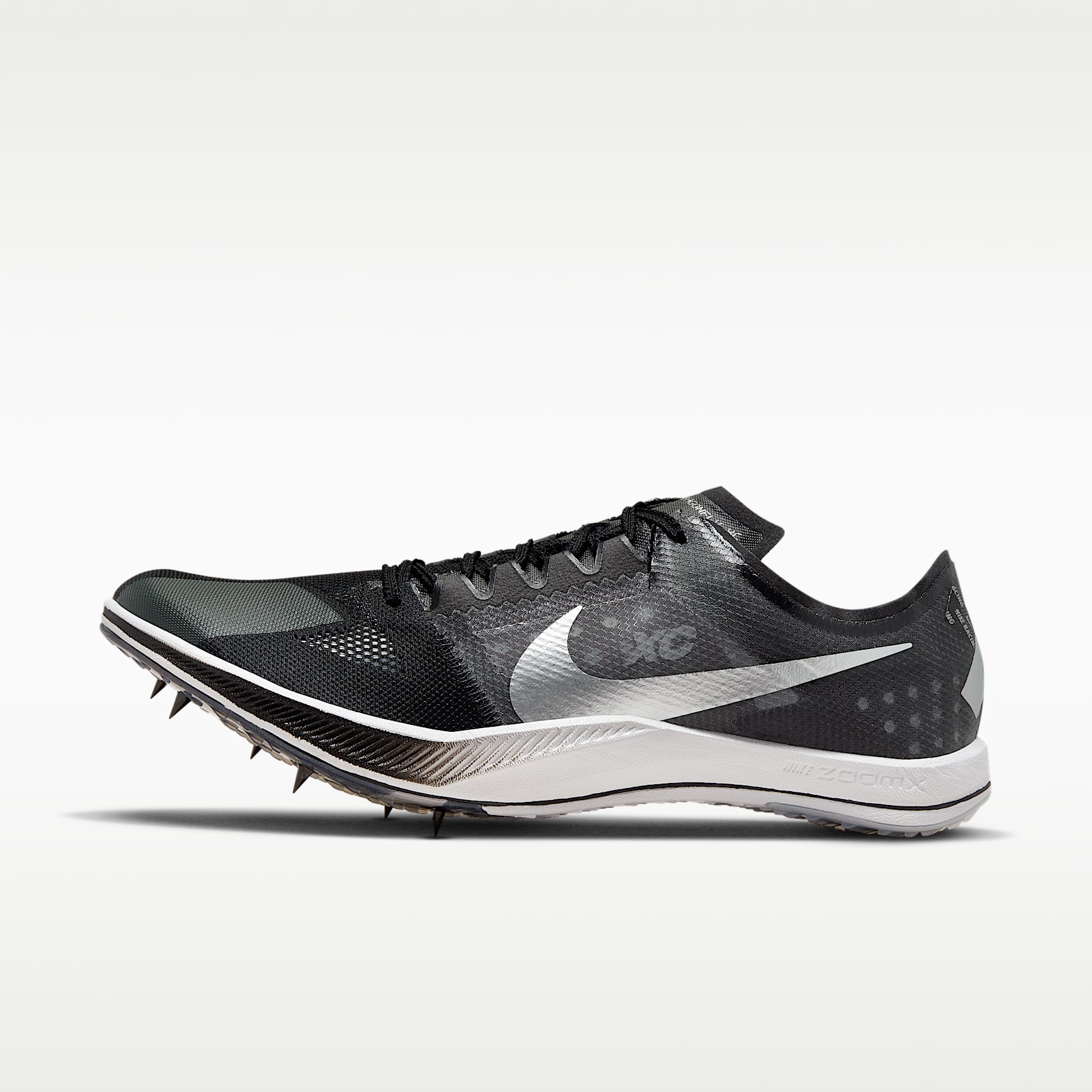 Nike Dragonfly XC Cross-Country-Spikes – Schwarz/Dark Smoke Grey/Weiß/Metallic Silver