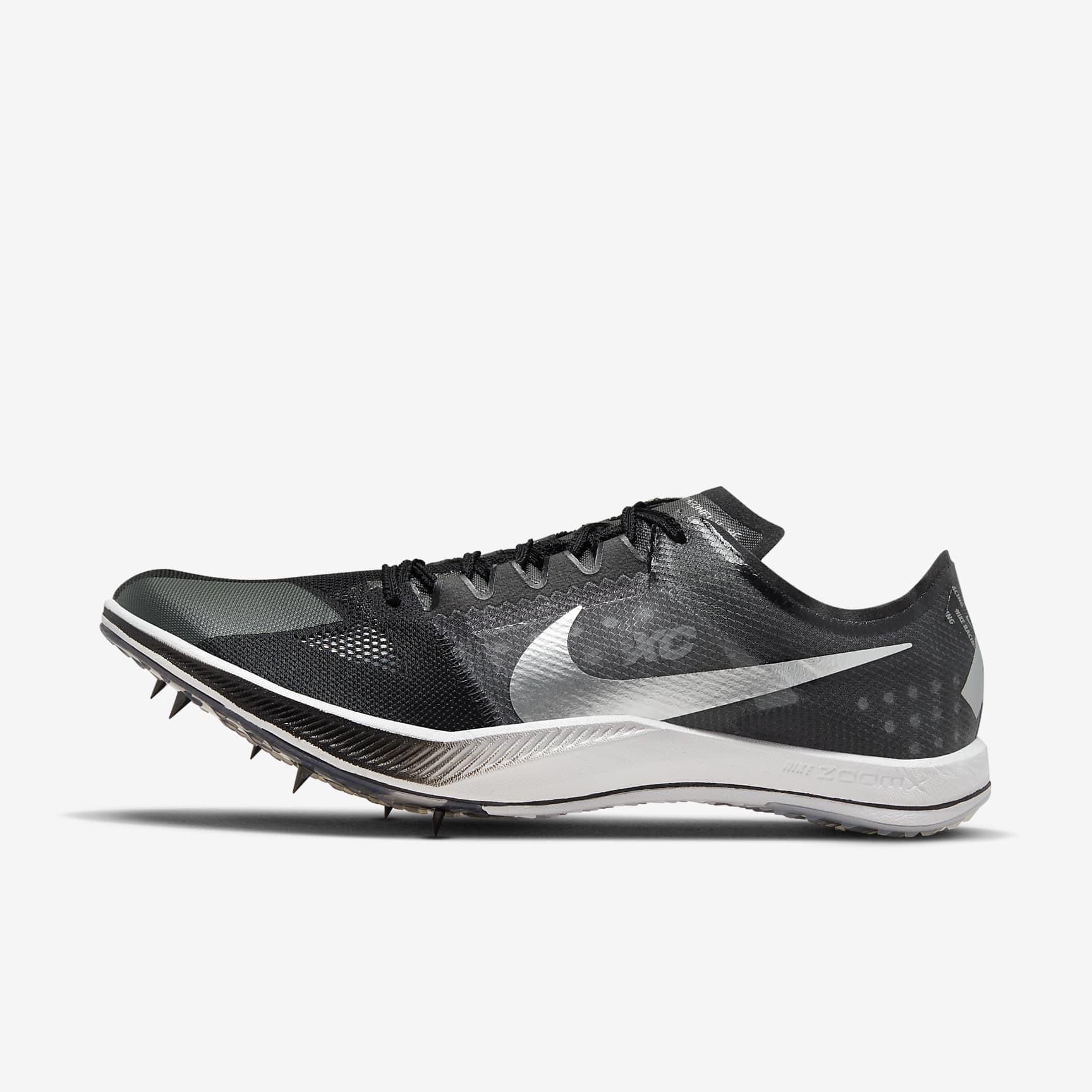 Nike Dragonfly XC Cross-Country-Spikes – Schwarz/Dark Smoke Grey/Weiß/Metallic Silver