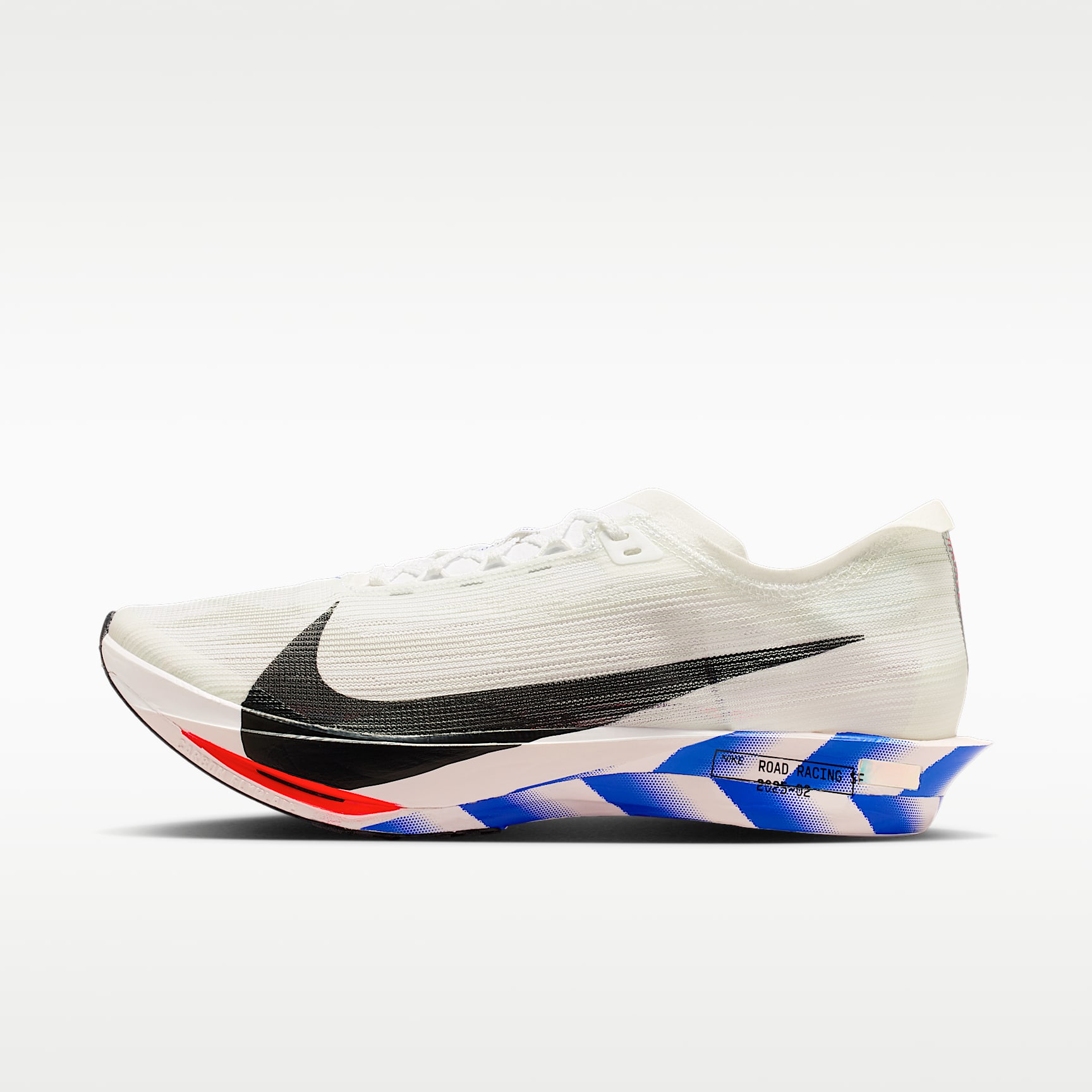 Nike Streakfly 2 Straßenlaufschuh für Wettkämpfe (Herren) – Weiß/Racer Blue/Bright Crimson/Schwarz