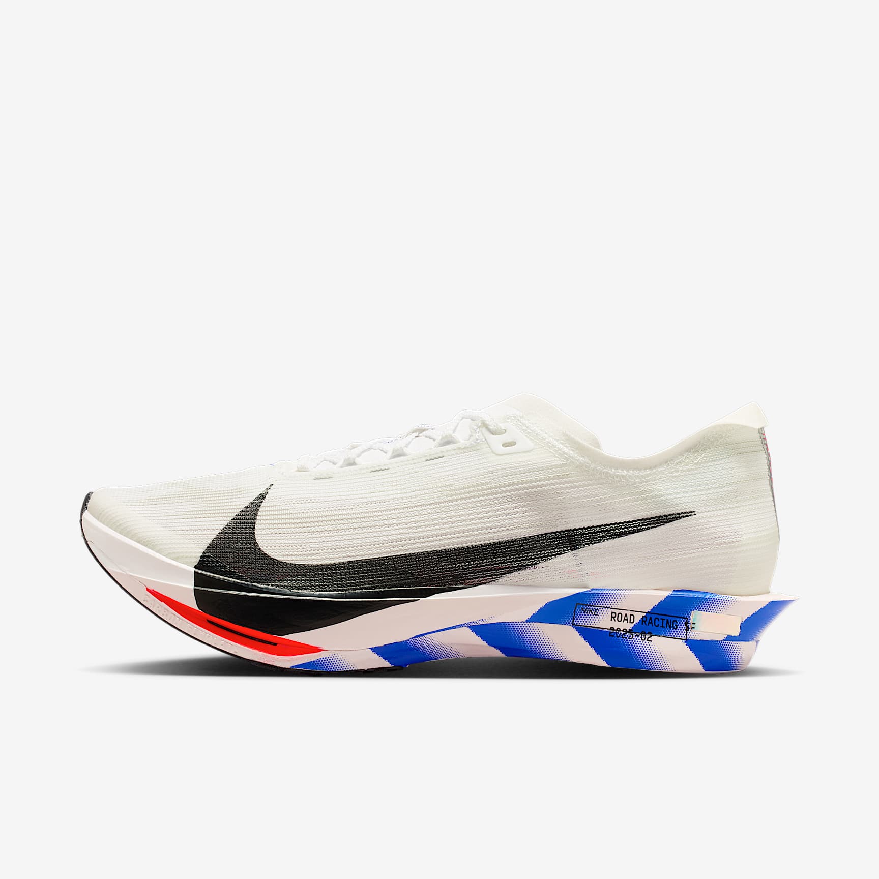 Nike Streakfly 2 Straßenlaufschuh für Wettkämpfe (Herren) – Weiß/Racer Blue/Bright Crimson/Schwarz