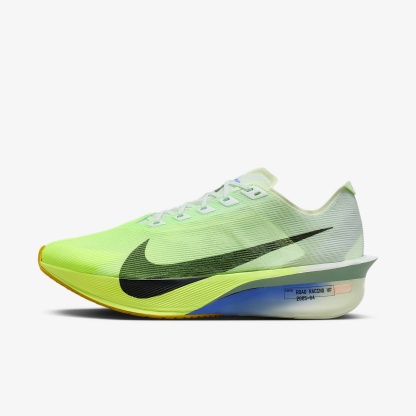 Nike Vaporfly 4 Straßenlaufschuh für Wettkämpfe (Herren) – Barely Green/Volt Tint/Sapphire/Black Spruce