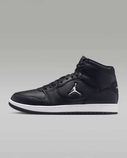 Jordan Court Connect Mid Herrenschuhe – Schwarz/Weiß