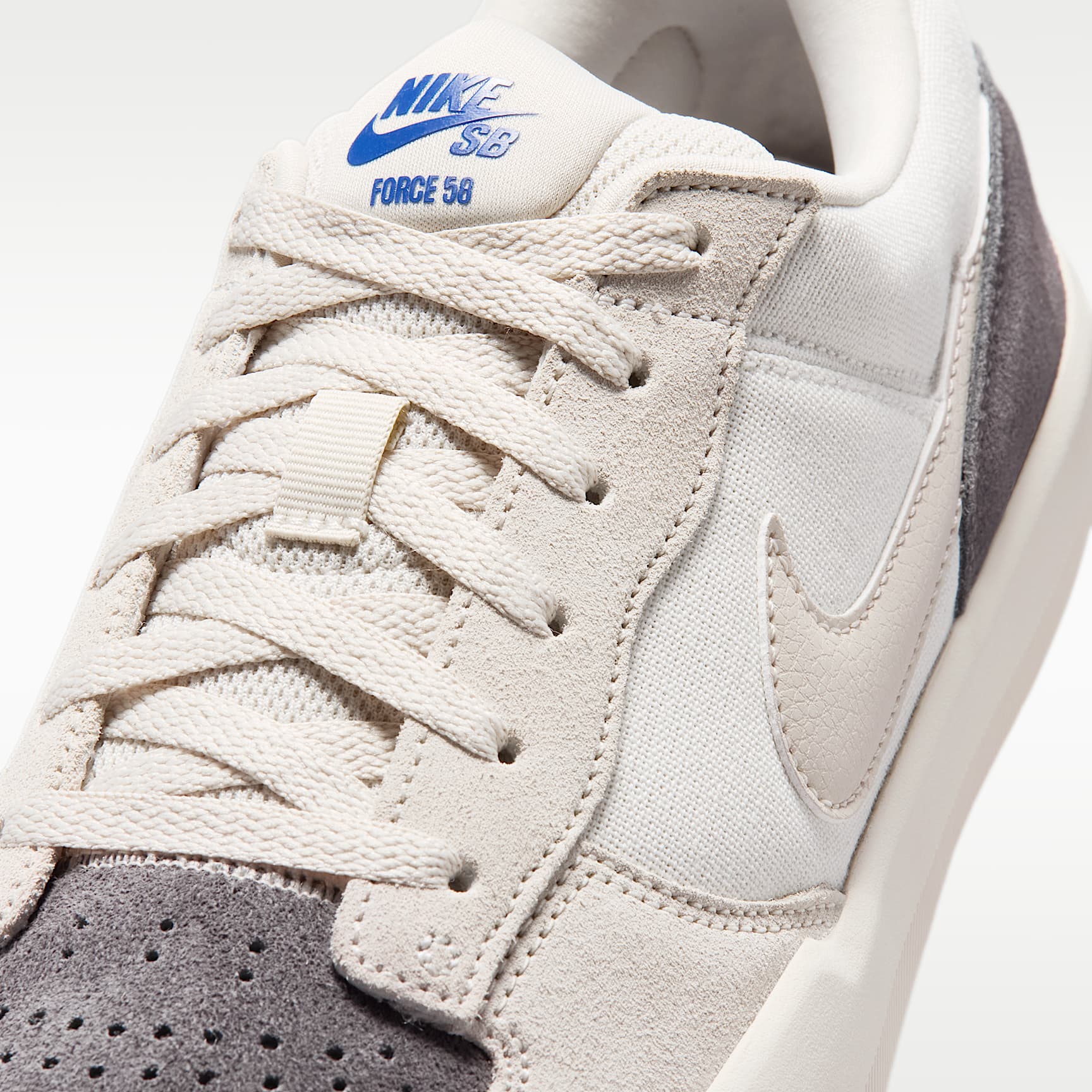 Nike SB Force 58 Skateboardschuh – Phantom/Pencil Point/Old Royal/Light Orewood Brown