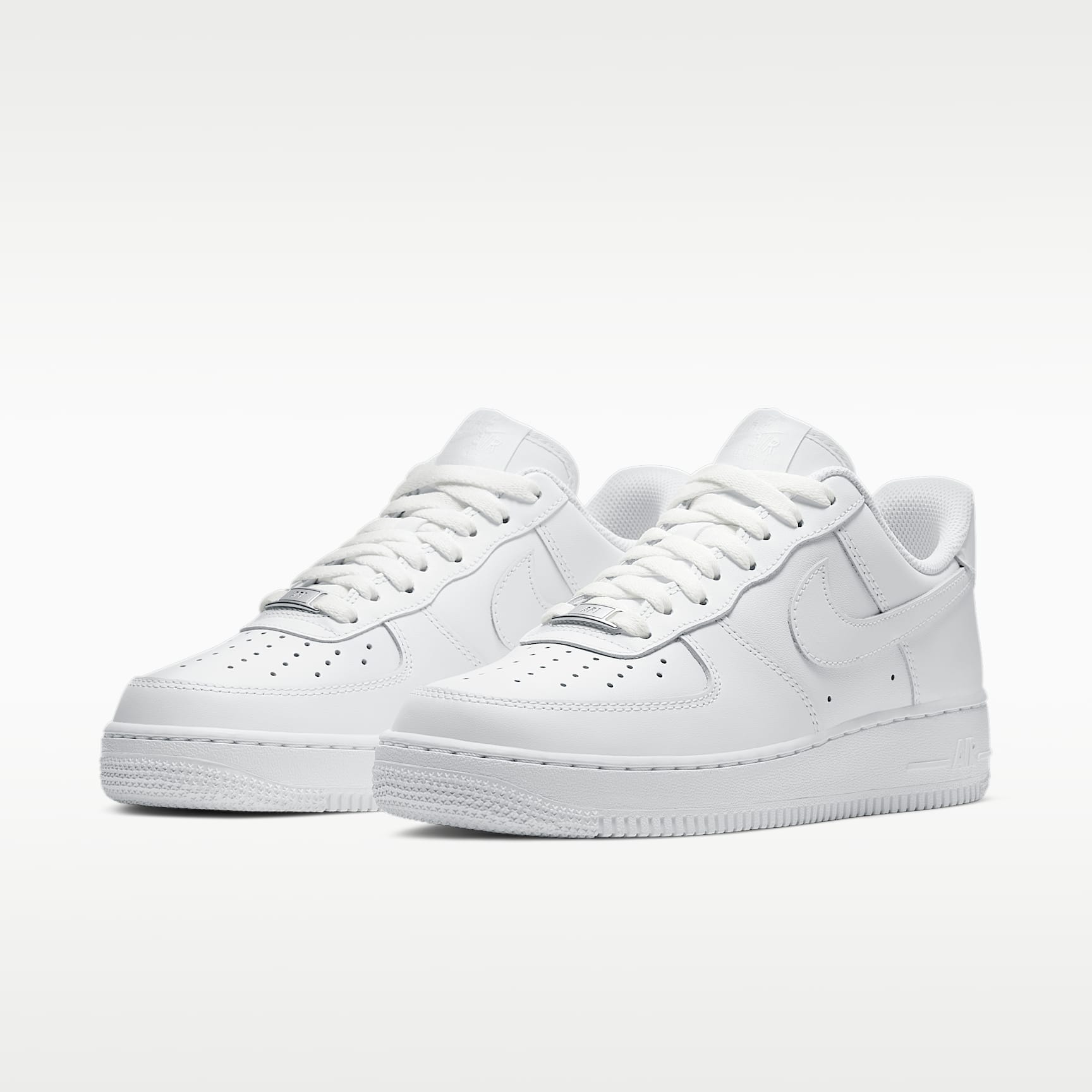 Nike Air Force 1 '07 Schuh (Damen) – Weiß/Weiß/Weiß/Weiß