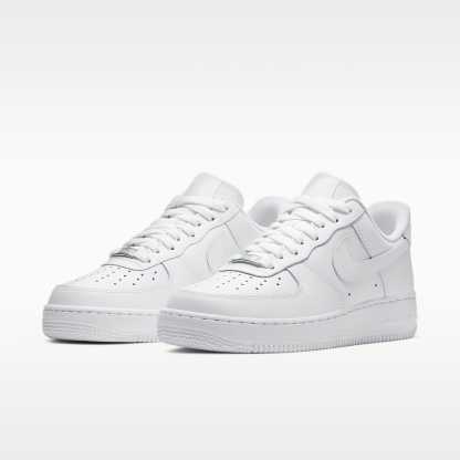 Nike Air Force 1 '07 Schuh (Damen) – Weiß/Weiß/Weiß/Weiß