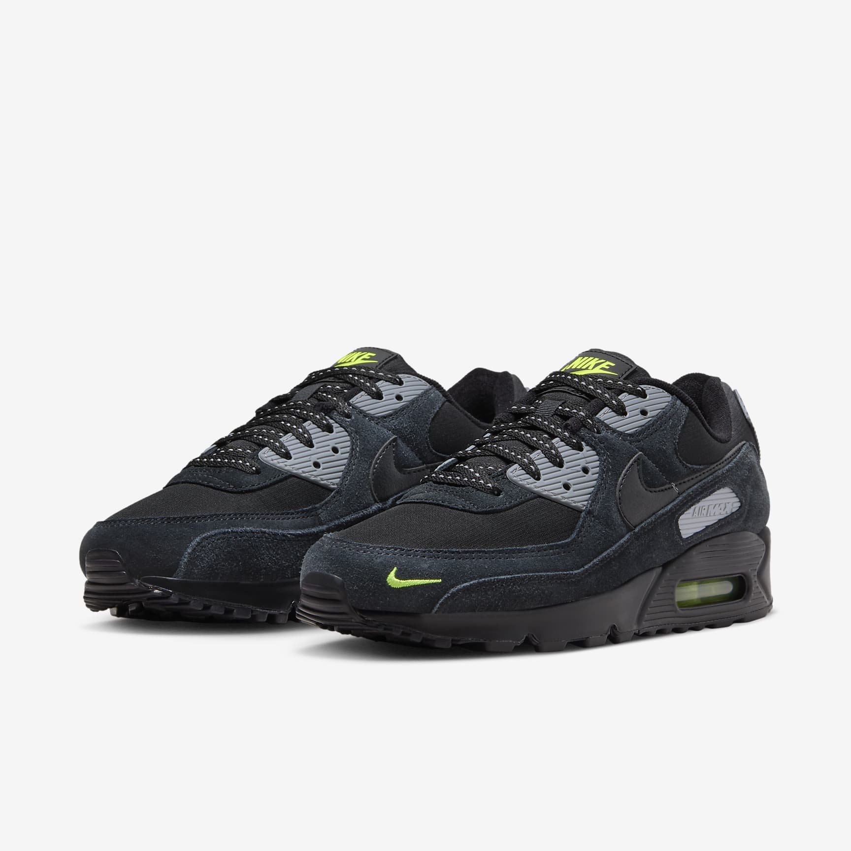 Nike Air Max 90 Herrenschuh – Schwarz/Volt/Cool Grey/Schwarz