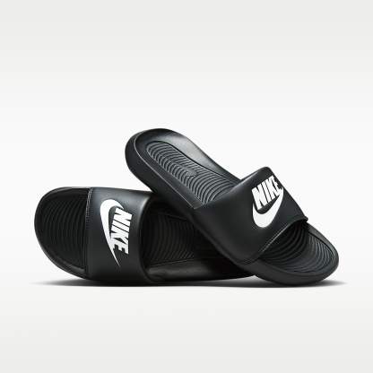 Nike Victori One Damen-Badeslipper – Schwarz/Schwarz/Weiß