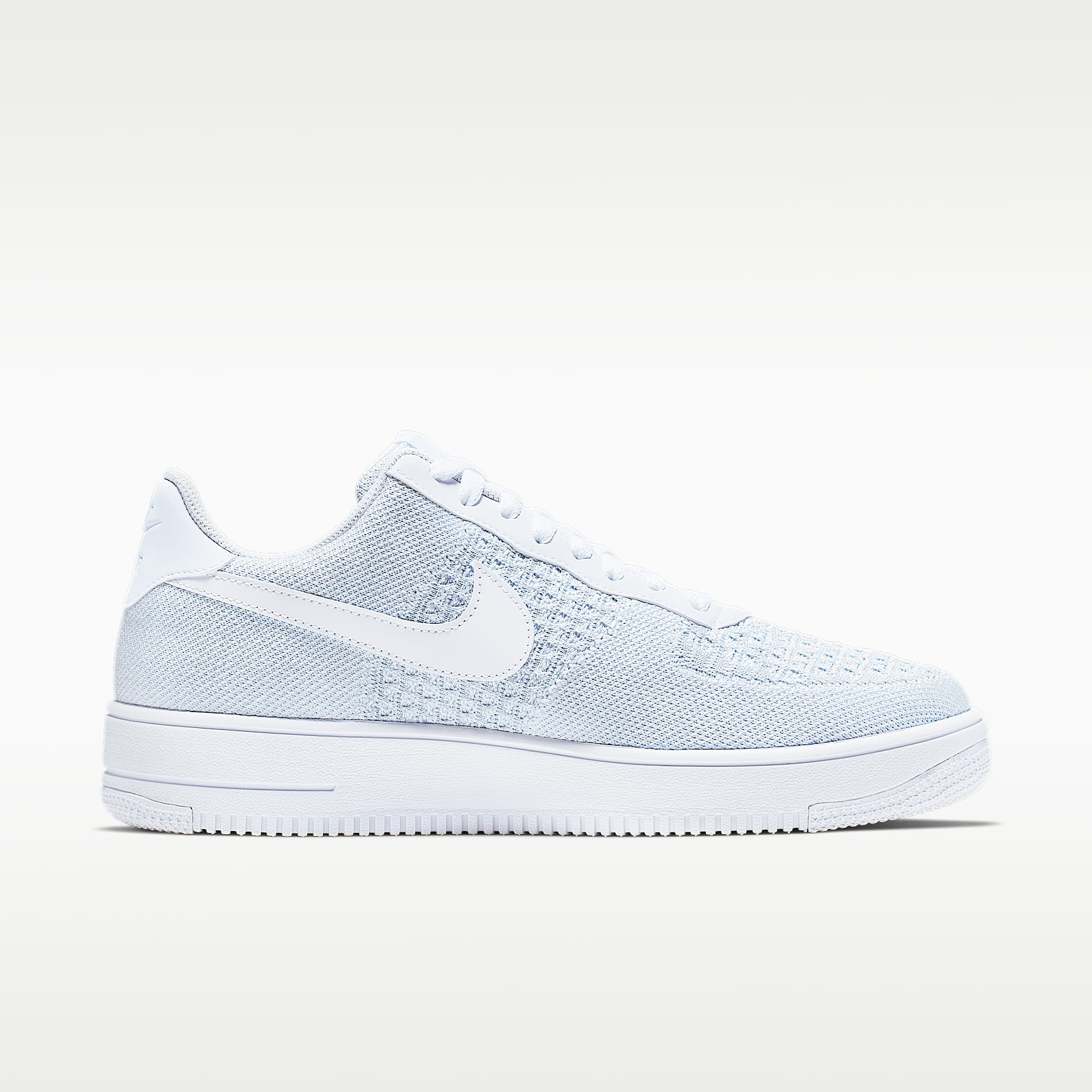 Nike Air Force 1 Flyknit 2.0 Schuh – Weiß/Pure Platinum/Weiß/Pure Platinum