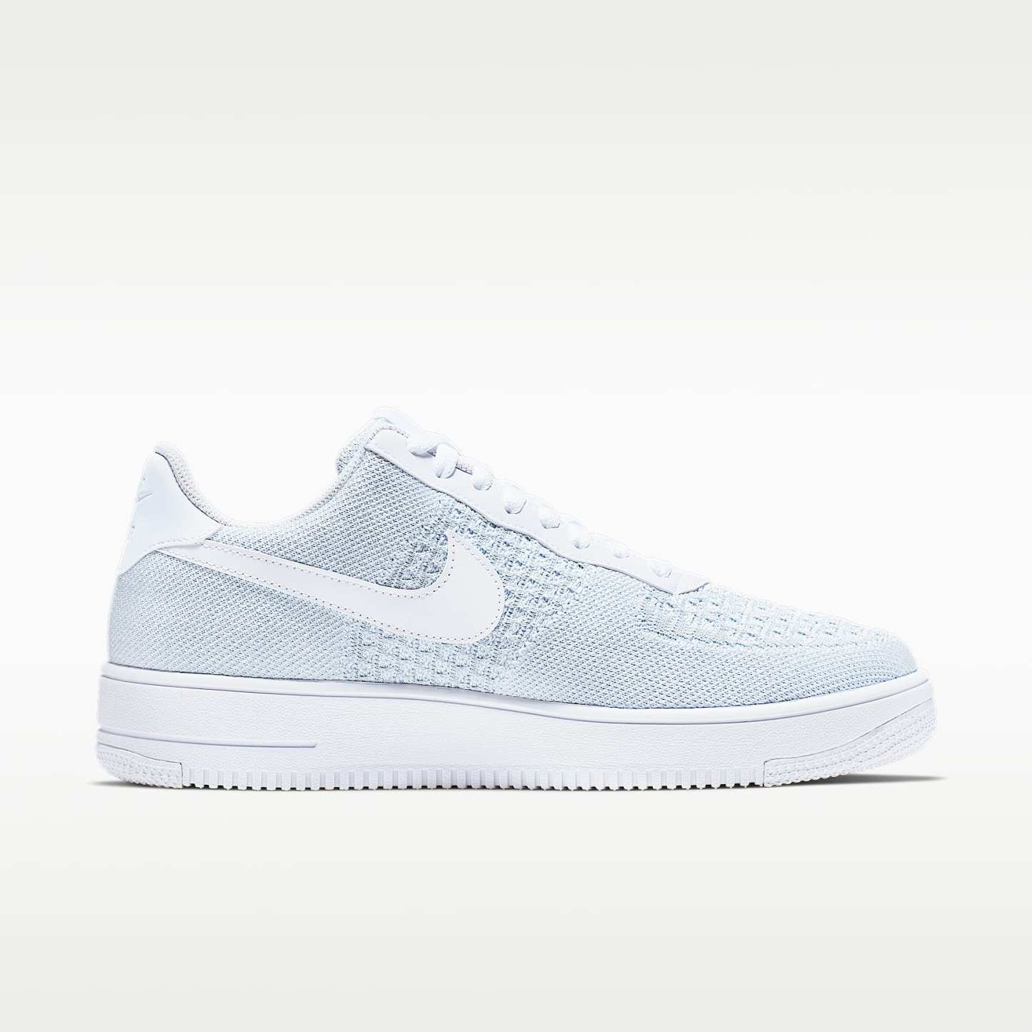 Nike Air Force 1 Flyknit 2.0 Schuh – Weiß/Pure Platinum/Weiß/Pure Platinum