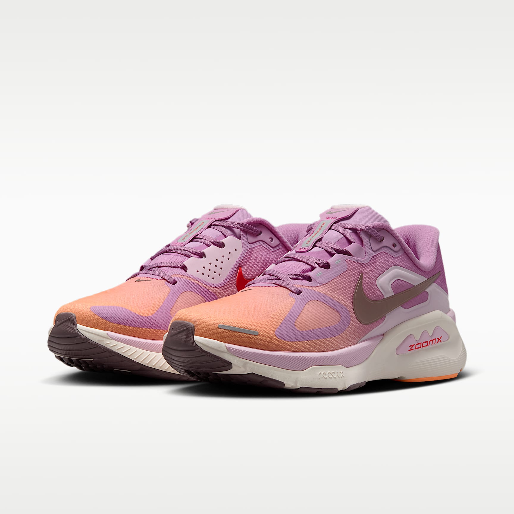 Nike Structure Plus Straßenlaufschuh (Damen) – Light Magenta/Orange Pulse/Pink Foam/Tattoo