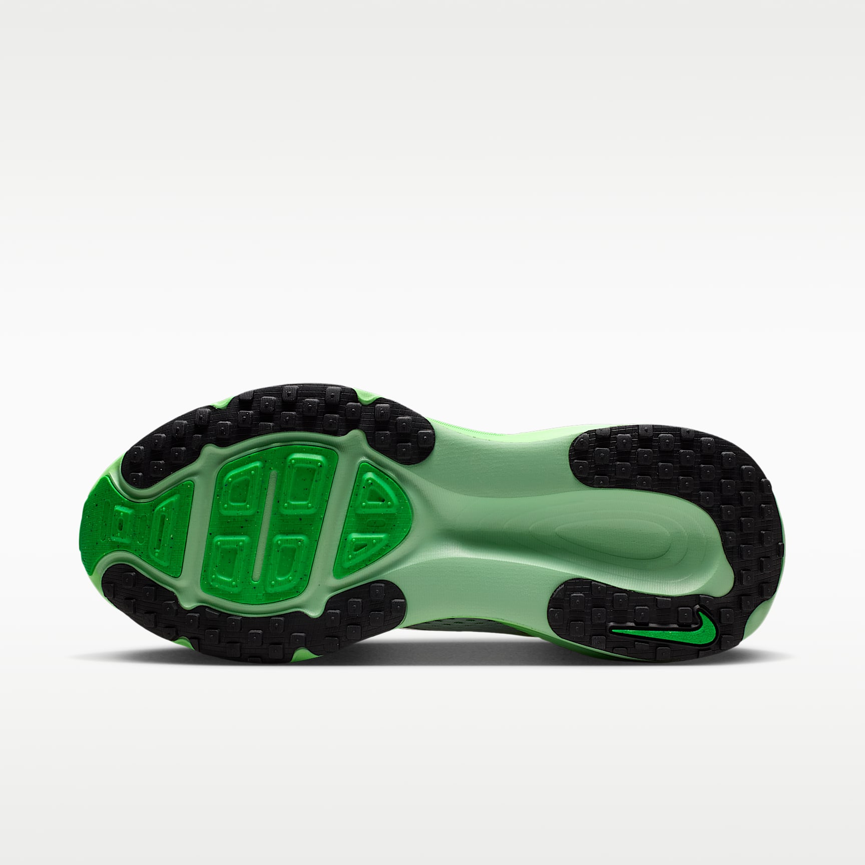 Nike Vomero 18 Straßenlaufschuh (Damen) – Weiß/Illusion Green/Court Green/Metallic Silver