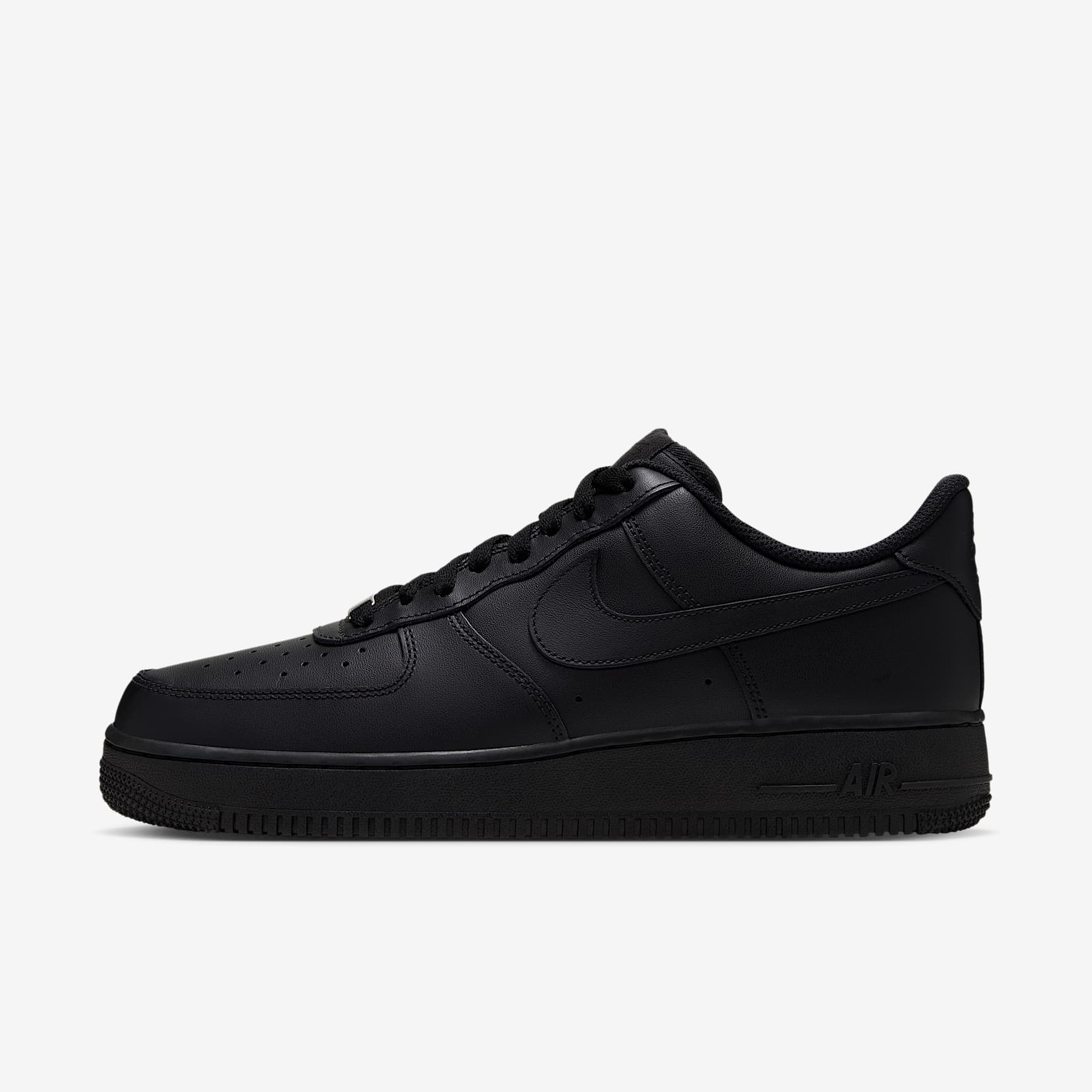 Nike Air Force 1 '07 Herrenschuh – Schwarz/Schwarz