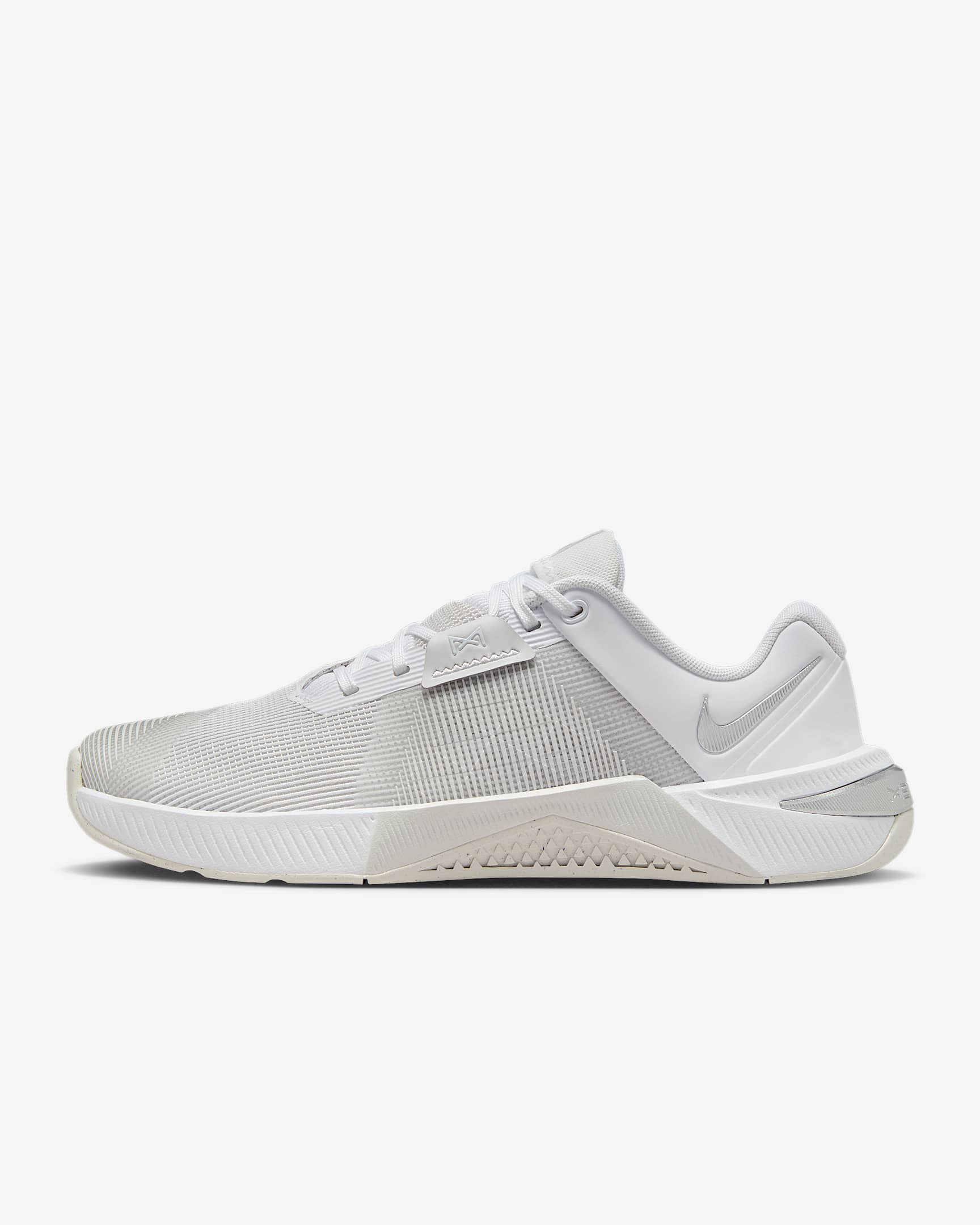 Nike Metcon 10 Trainingsschuh für Damen – Weiß/Platinum Tint/Wolf Grey/Metallic Silver
