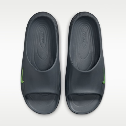 Nike ReactX Rejuven8 Slides (Herren) – Cool Grey/Schwarz/Volt