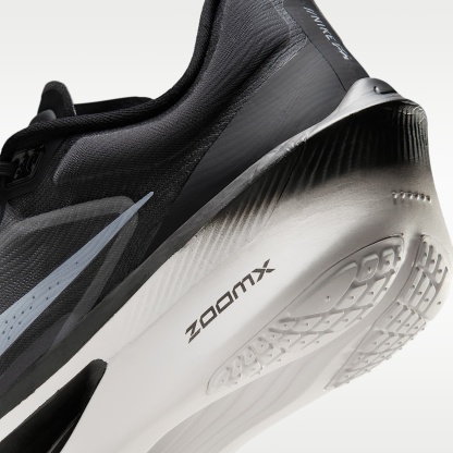 Nike Zoom Fly 6 Straßenlaufschuh für Wettkämpfe (Herren) – Schwarz/Light Smoke Grey/Weiß